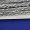 3/8" x 15 Yards White with Silver Trims 5 Packs Metallic Braid Trims